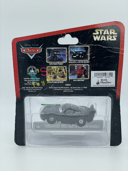 DISNEY PIXAR CARS 1:55 BY MATTEL EXCLUSIVE DISNEY PARKS "LIGHTNING MCQUEEN AS JEDI LUKE SKYWALKER" - BNIP