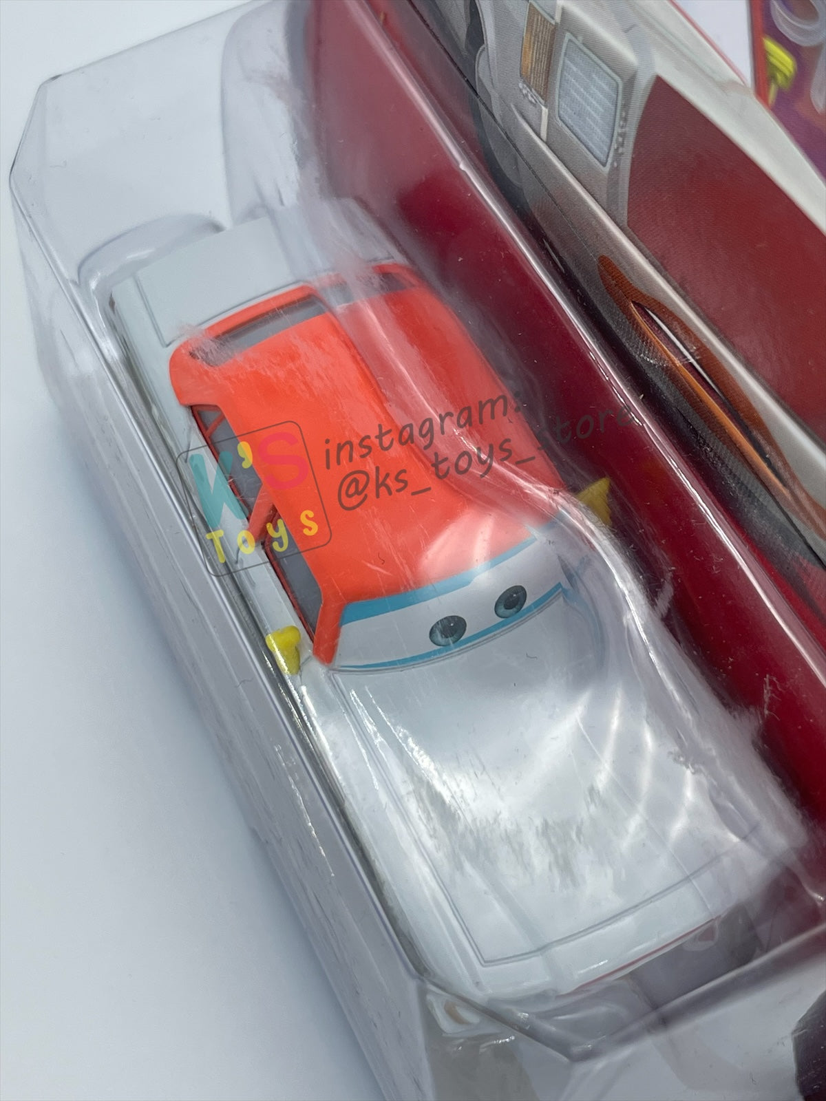 DISNEY PIXAR CARS BY MATTEL 1:55, "CIRCUS SEDAN" - SUPER CHASE SERIES - BNIP