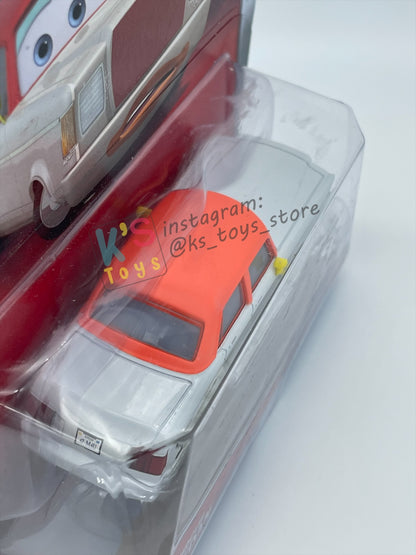 DISNEY PIXAR CARS BY MATTEL 1:55, "CIRCUS SEDAN" - SUPER CHASE SERIES - BNIP