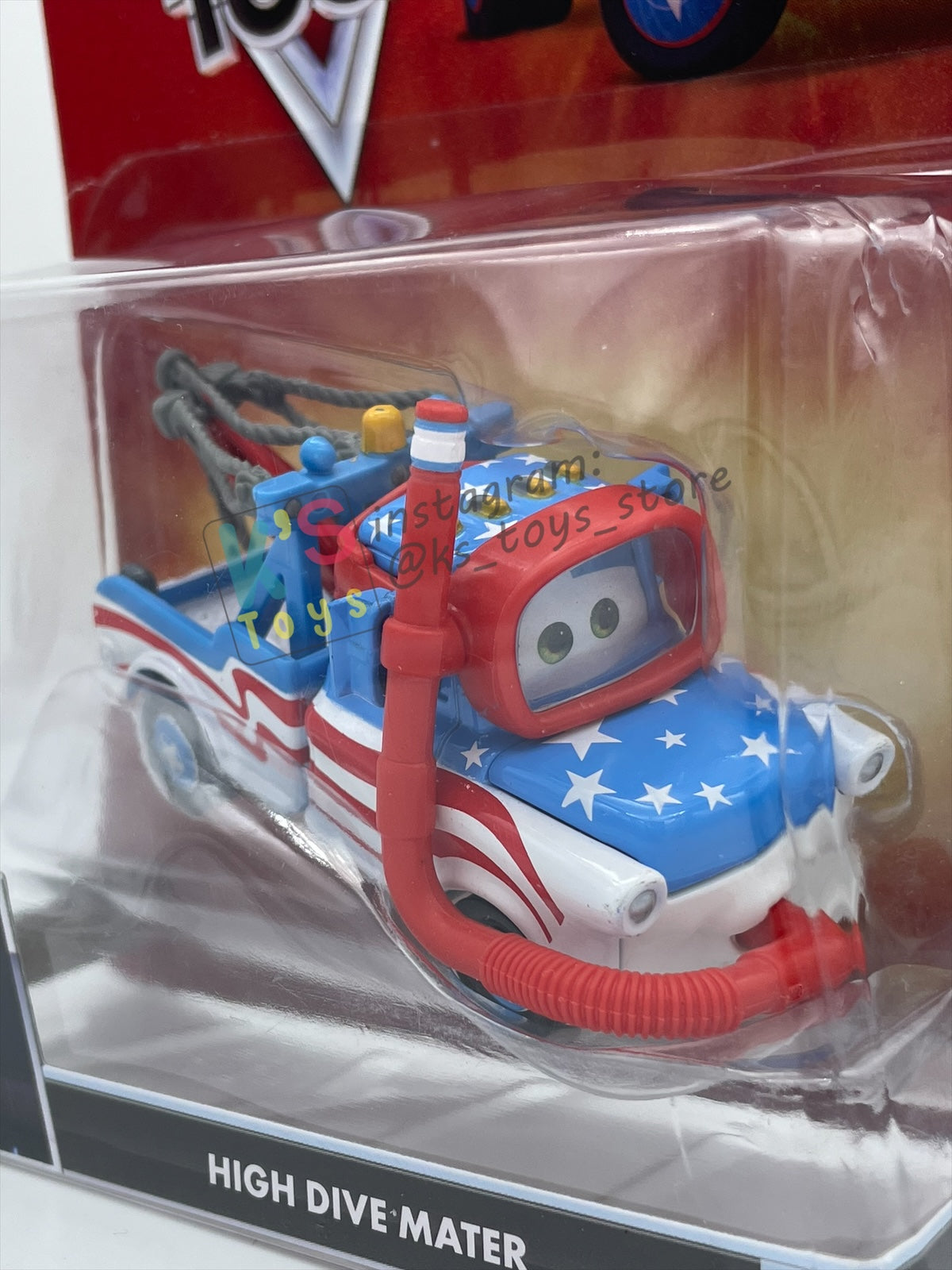 DELUXE DISNEY PIXAR CARS BY MATTEL, HIGH DIVE MATER - MATER THE GREATER SERIES - BNIP