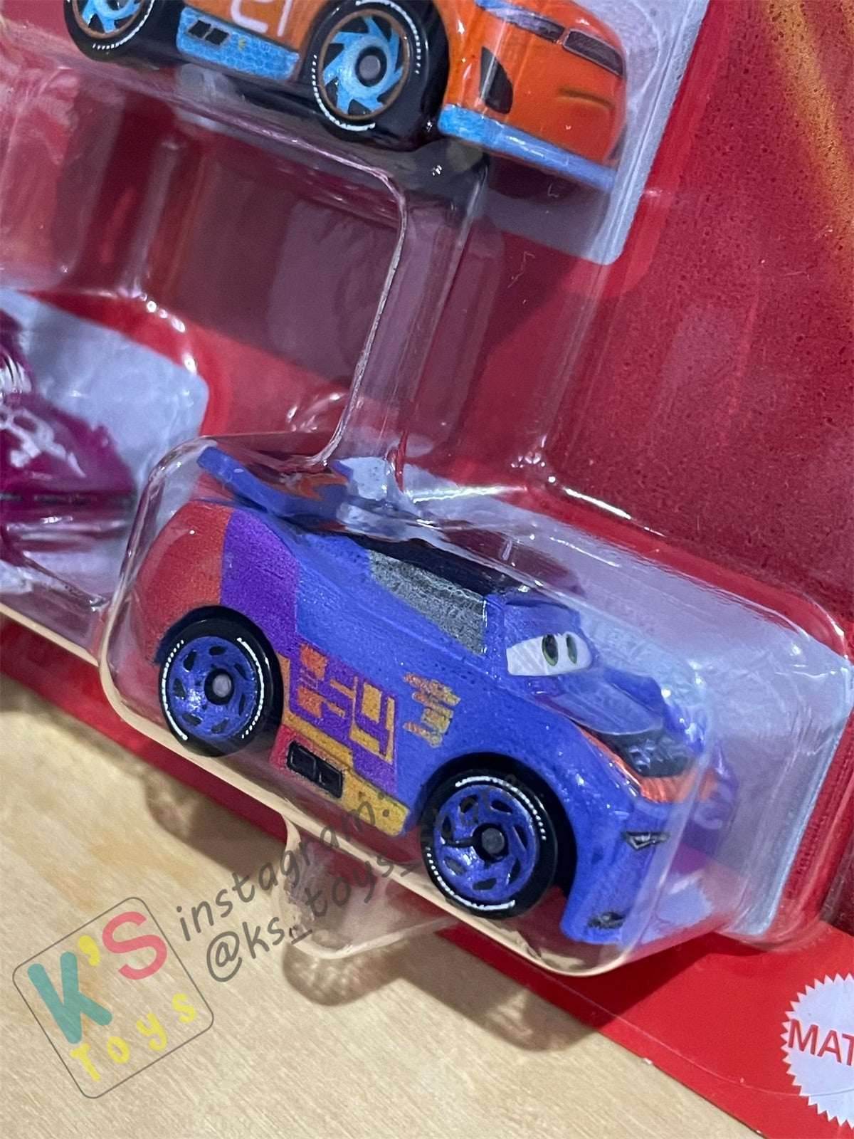 MINI RACERS DISNEY PIXAR CARS 3-PACK RYAN INSIDE LANEY, BARRY DEPEDAL, AND FLIP DOVER - BNIP