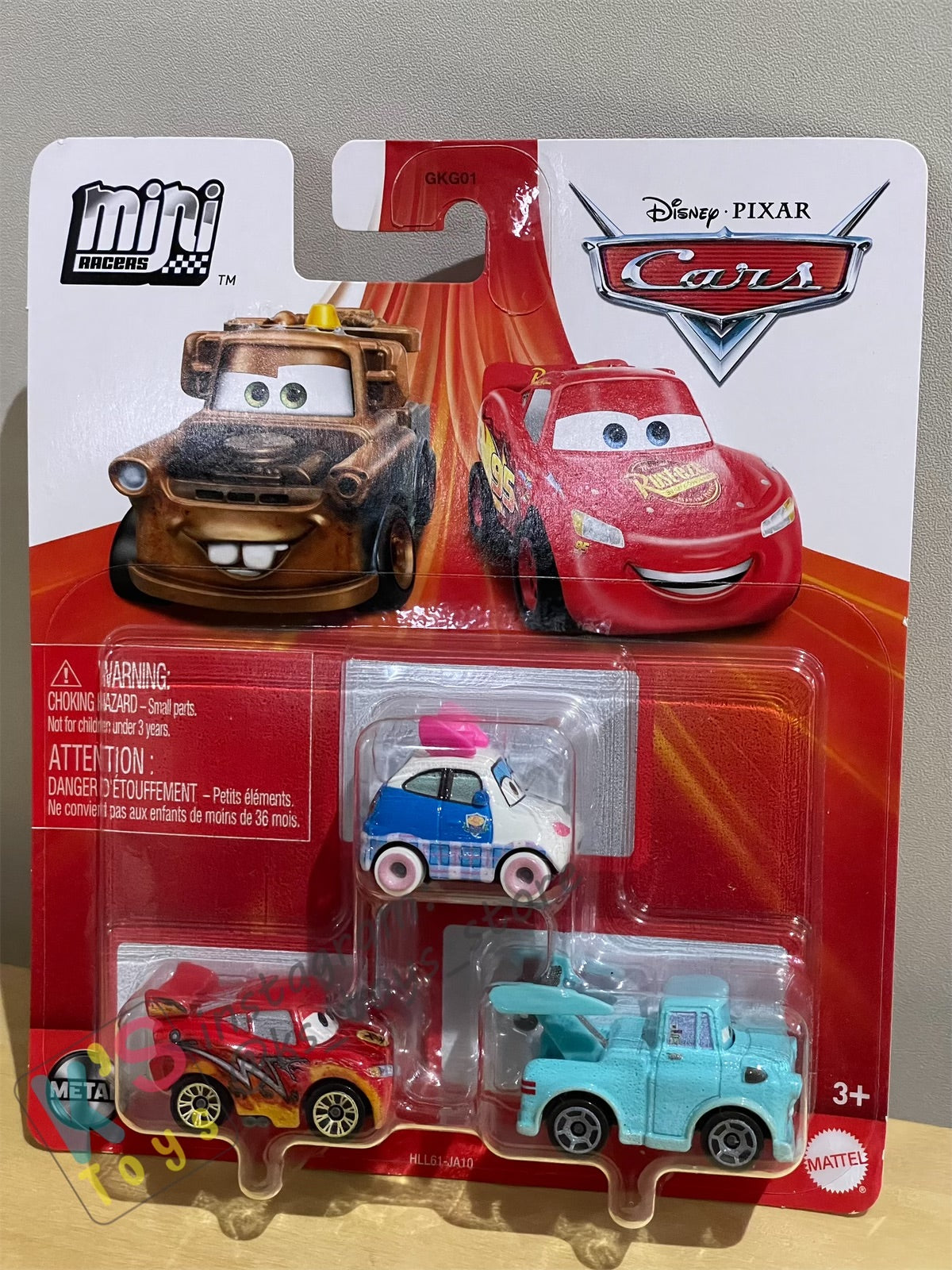 MINI RACERS DISNEY PIXAR CARS 3-PACK DIRT SUKI, DRAGON LIGHTNING MCQUEEN, AND TOKYO MATER - BNIP