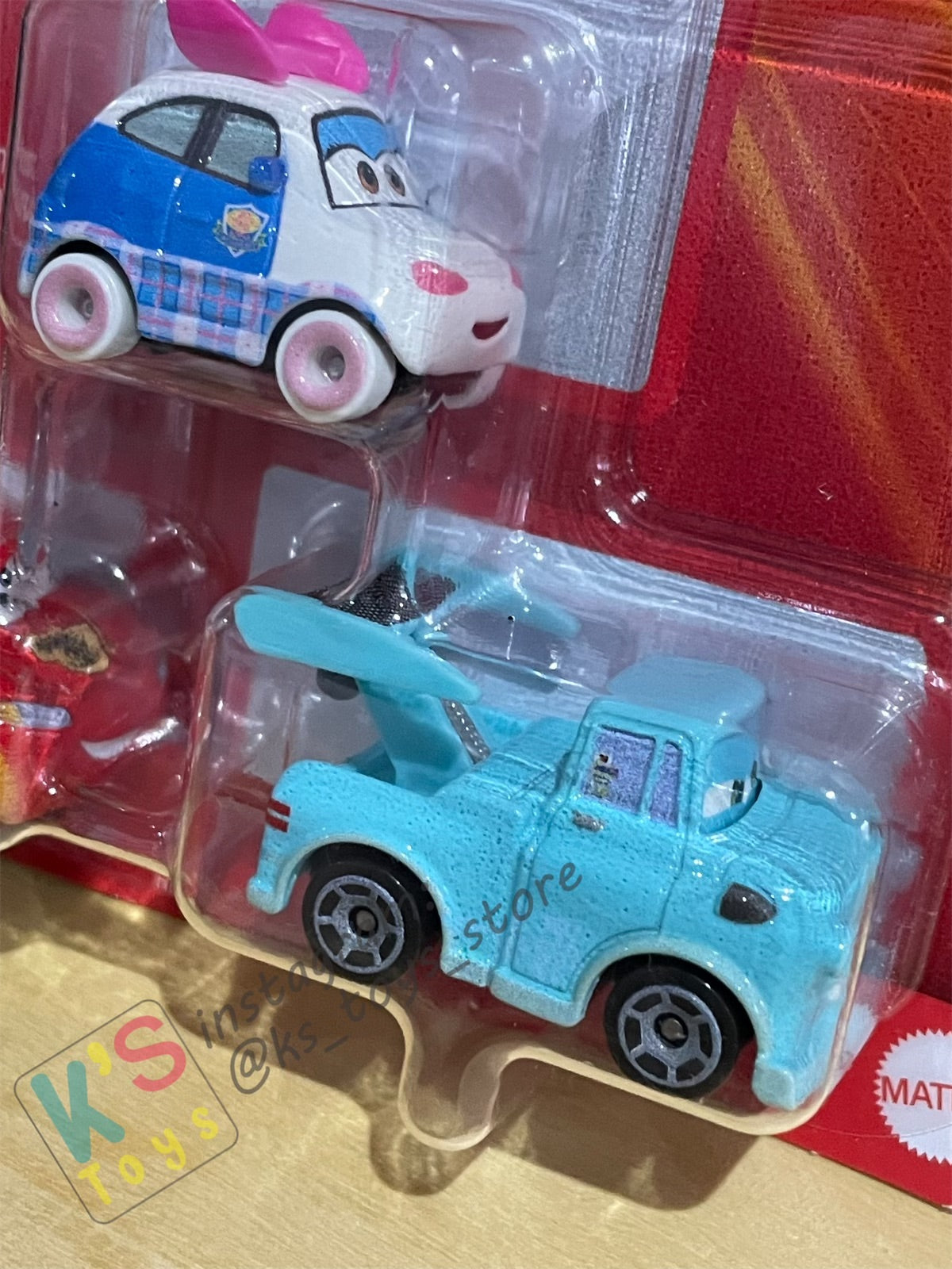 MINI RACERS DISNEY PIXAR CARS 3-PACK DIRT SUKI, DRAGON LIGHTNING MCQUEEN, AND TOKYO MATER - BNIP