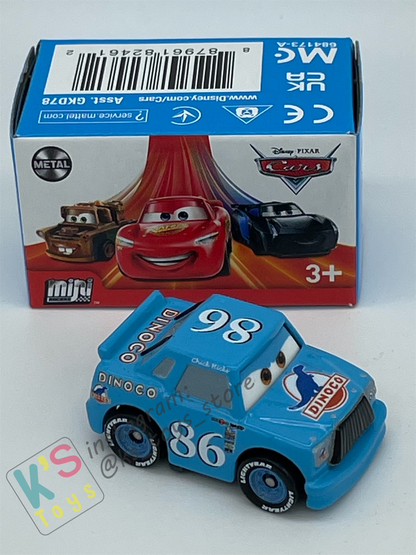 Mini Racers Pixar Disney Cars, 2022 Series 2 #17 DINOCO CHICK HICKS