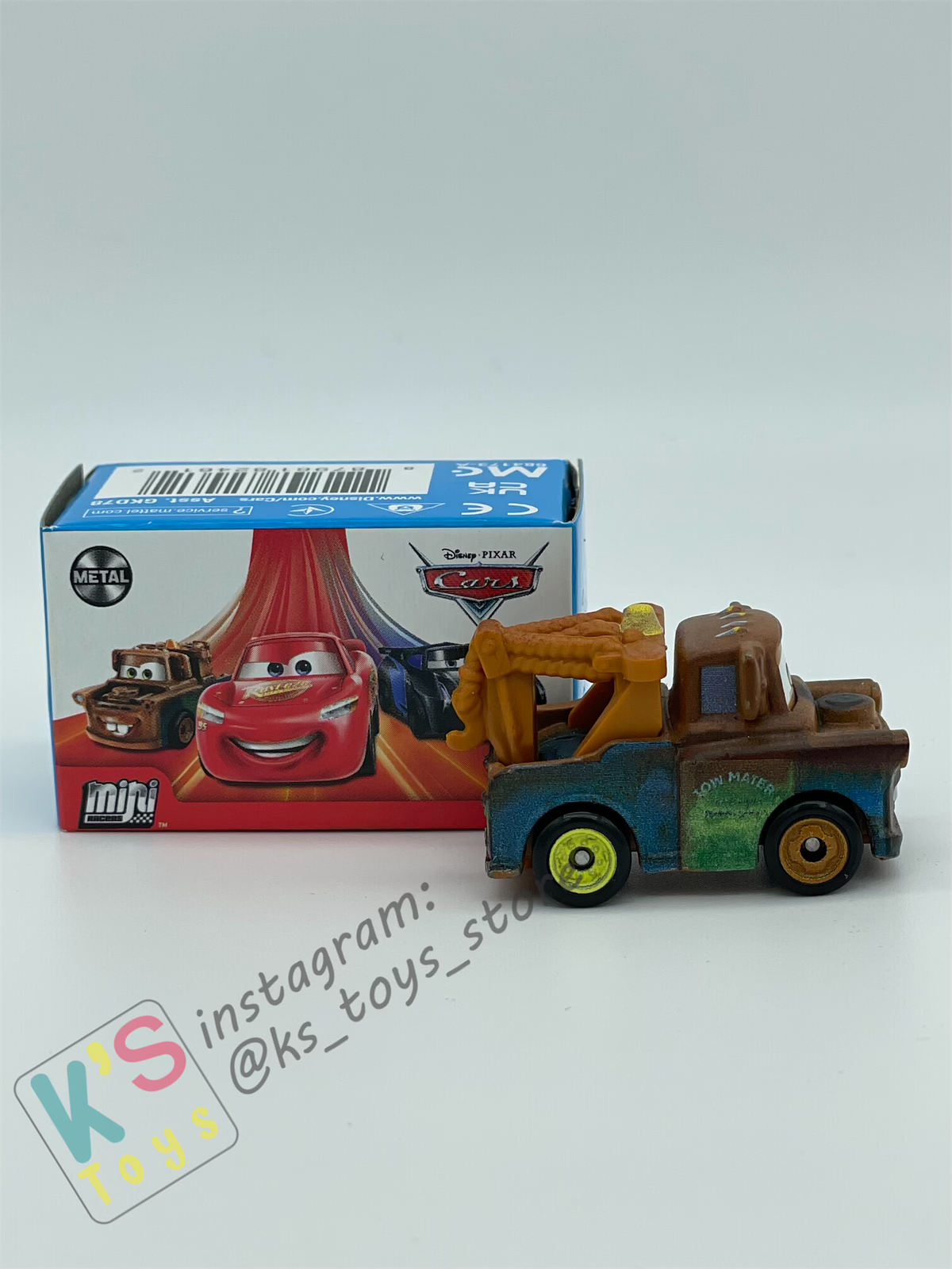 Mini Racers Pixar Disney Cars, 2022 Series 2 #24 MATER