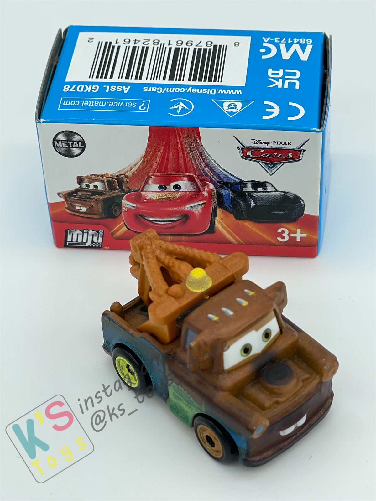 Mini Racers Pixar Disney Cars, 2022 Series 2 #24 MATER