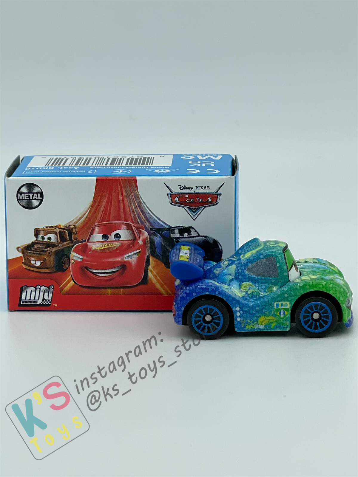 Mini Racers Pixar Disney Cars, 2022 Series 2 #20 CARLO VERLOSA