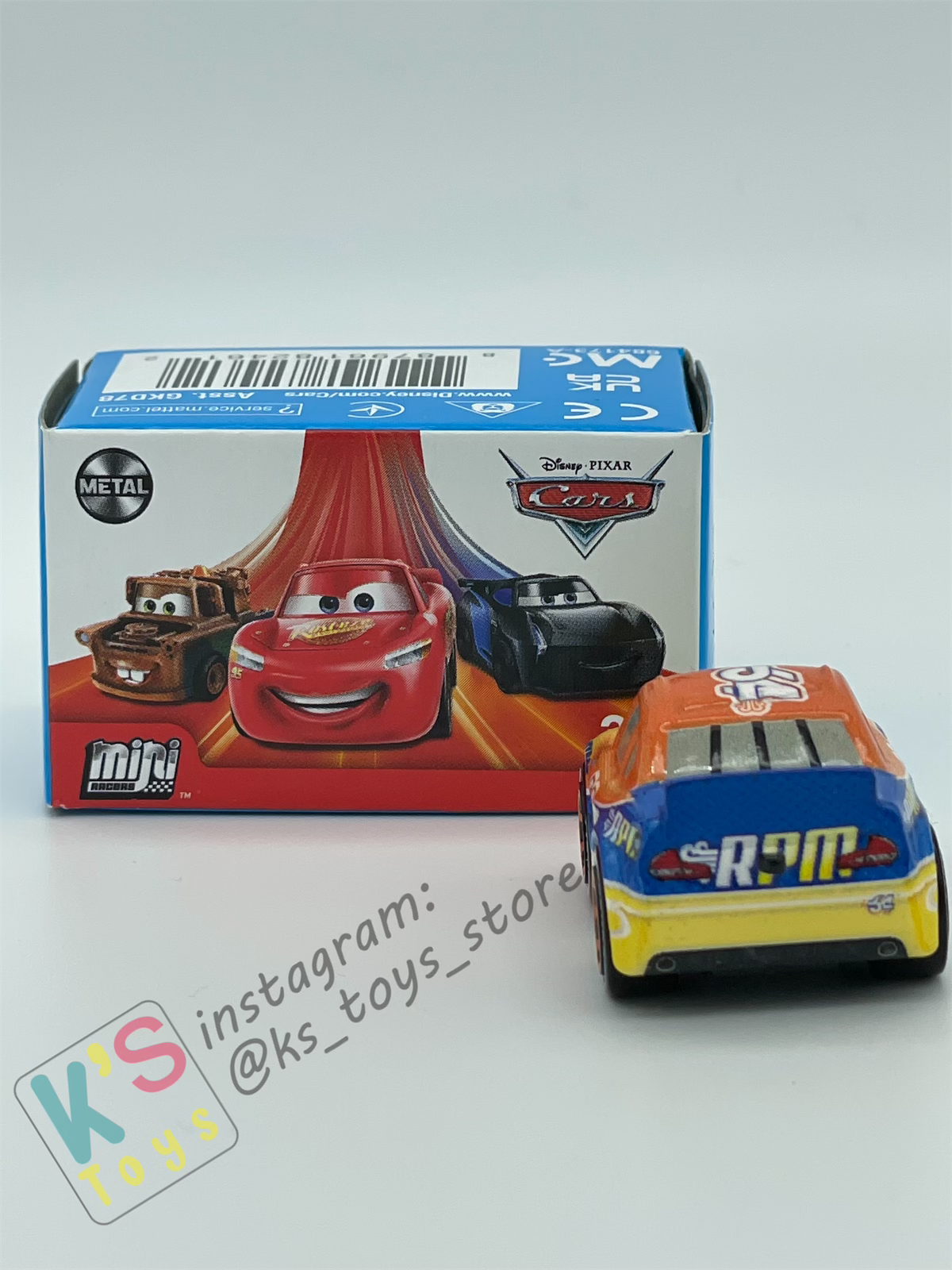 Mini Racers Pixar Disney Cars, 2022 Series 2 #18 BRUCE MILLER