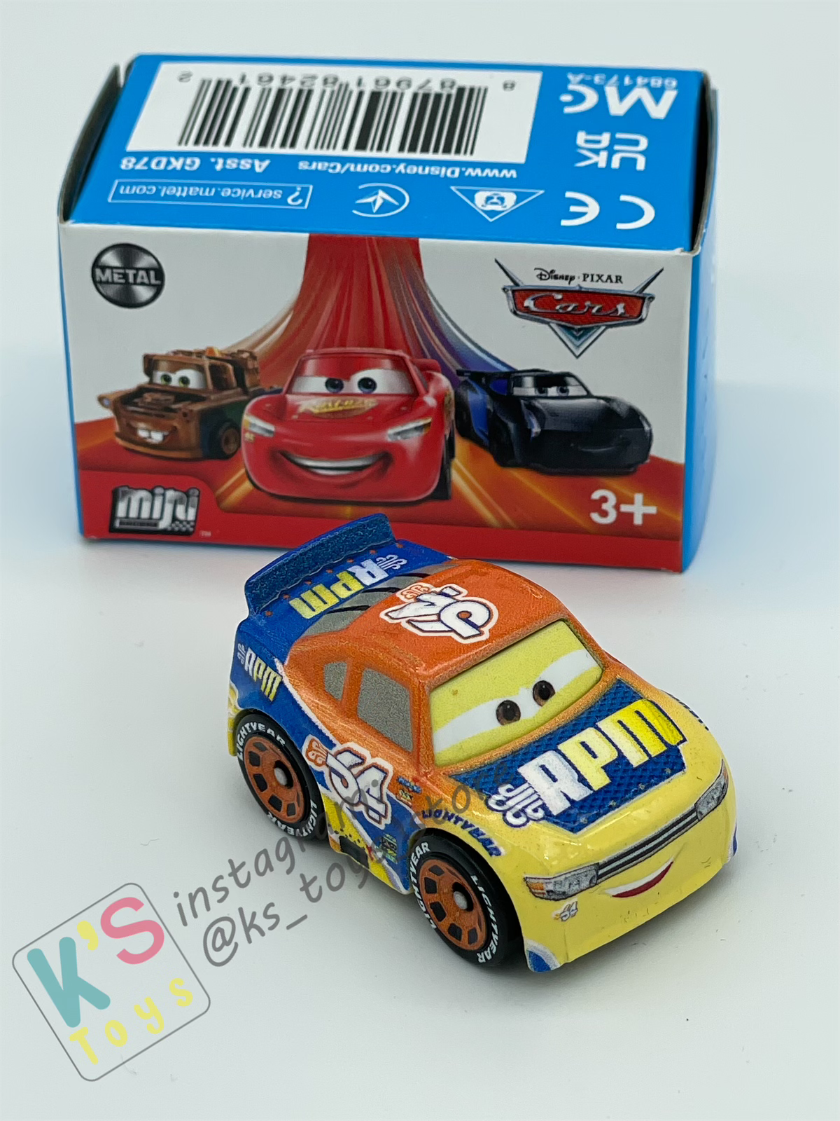 Mini Racers Pixar Disney Cars, 2022 Series 2 #18 BRUCE MILLER