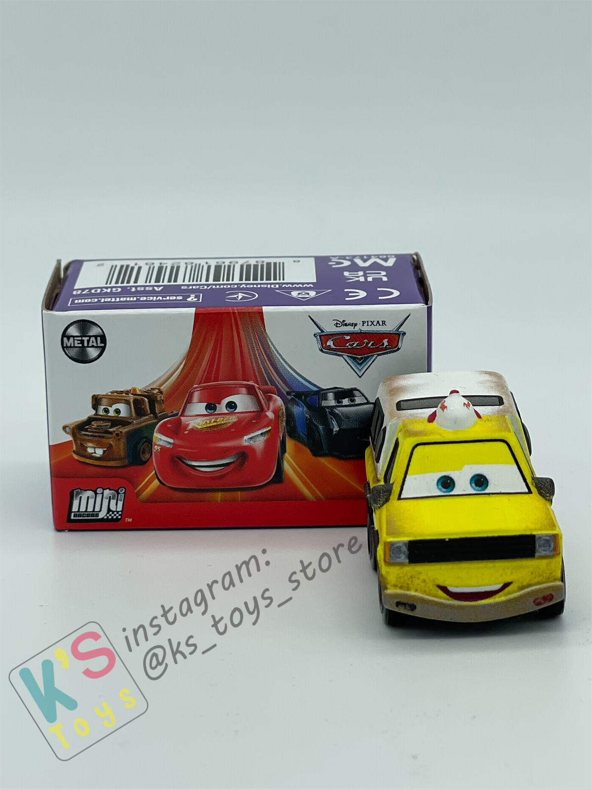 Mini Racers Pixar Disney Cars, 2022 Series 3 #36 TODD PIZZA PLANET