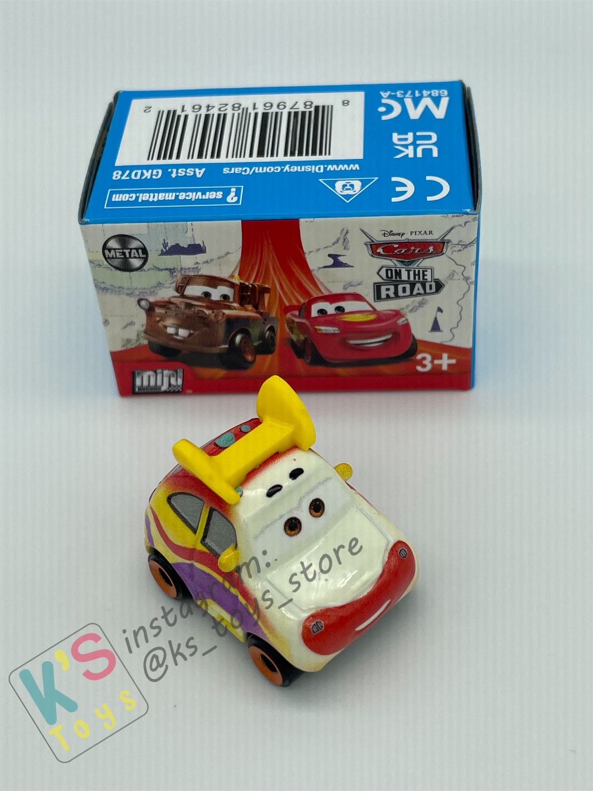 Mini Racers Pixar Disney Cars, 2023 Series 2 #13 ROADETTE MARKER - BNIB