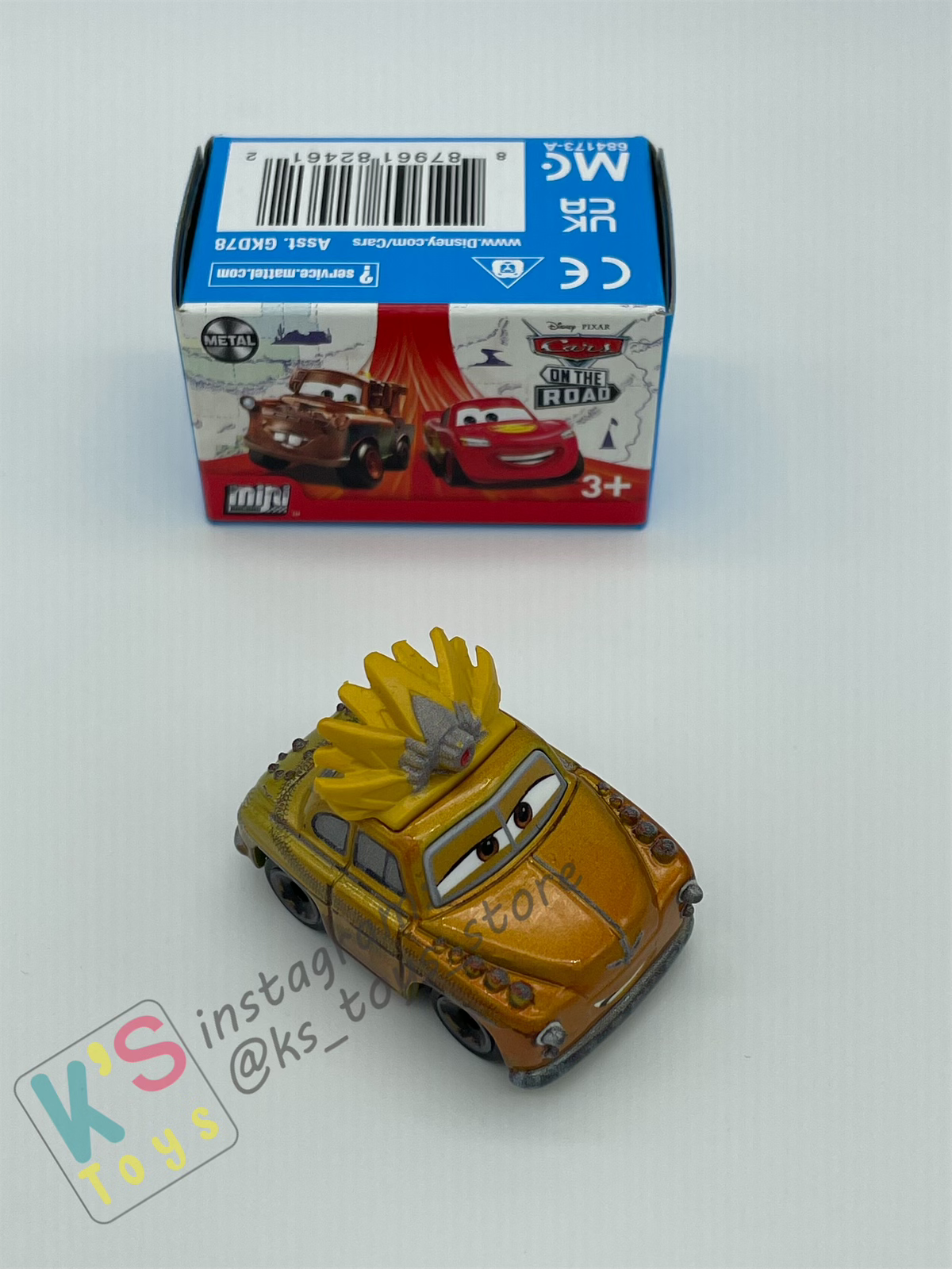 Mini Racers Pixar Disney Cars, 2023 Series 2 #14 CHIEFTESS- BNIB