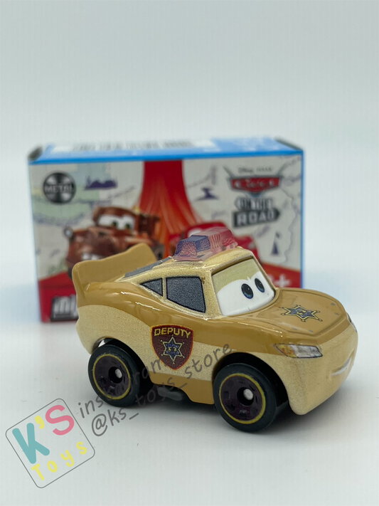 Mini Racers Pixar Disney Cars, 2023 Series 2 #15 DEPUTY LIGHTNING MCQUEEN- BNIB