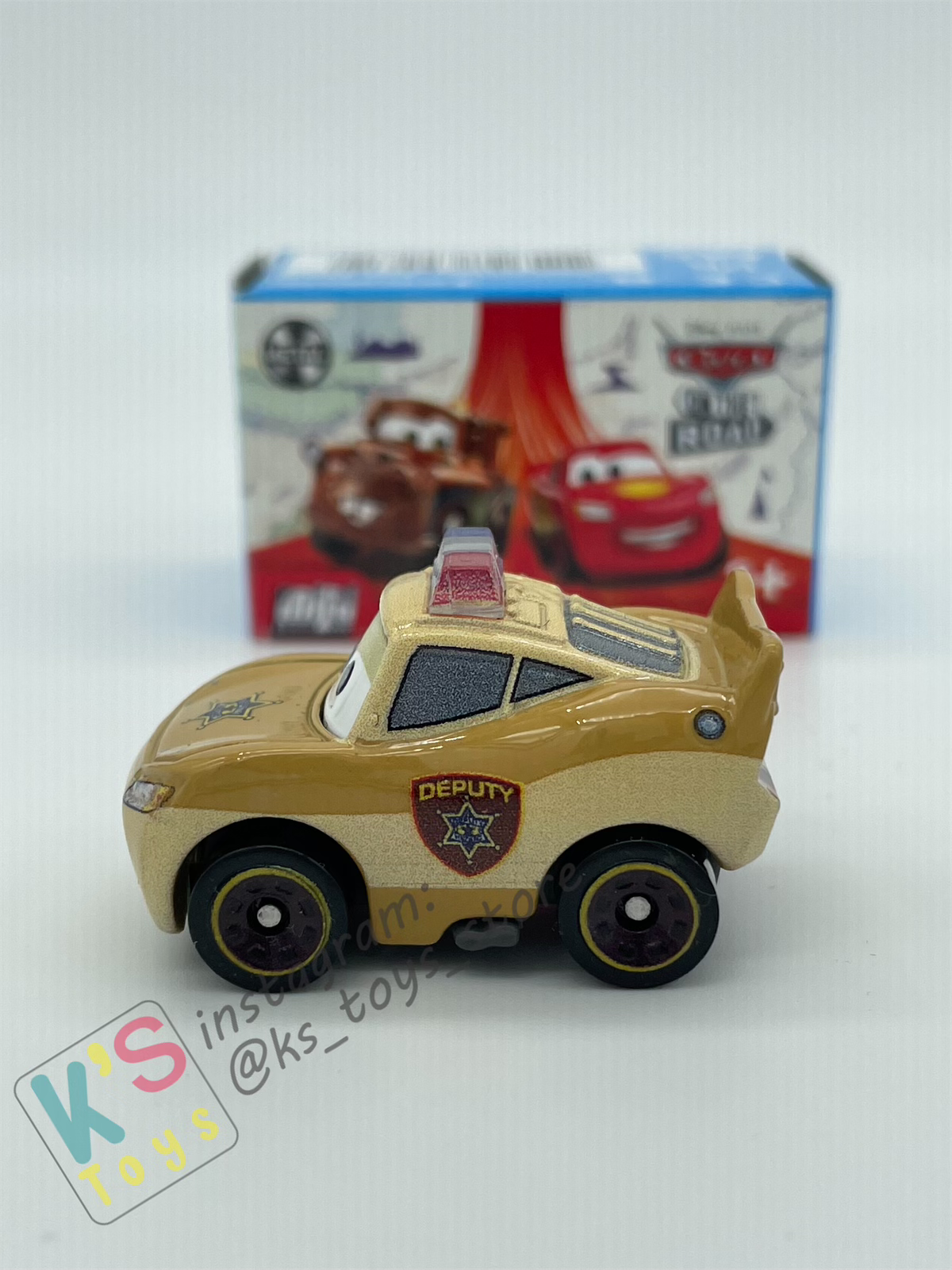 Mini Racers Pixar Disney Cars, 2023 Series 2 #15 DEPUTY LIGHTNING MCQUEEN- BNIB