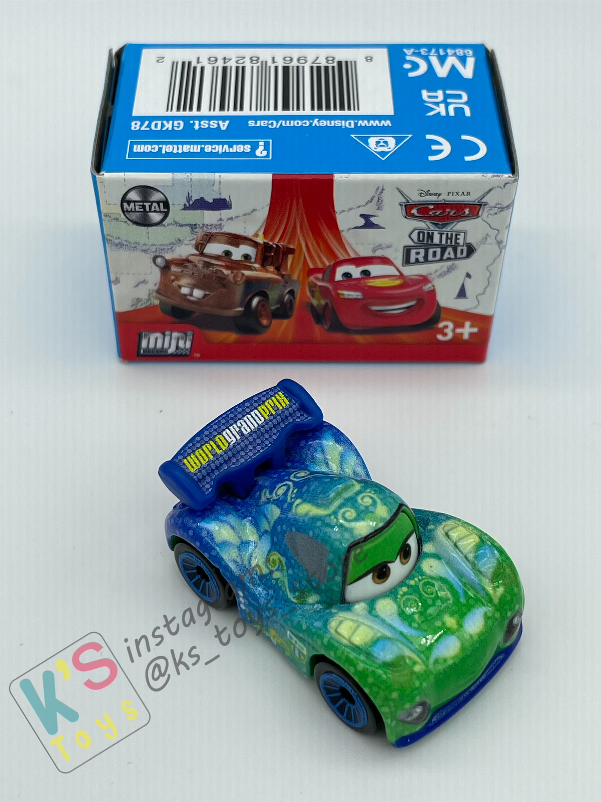 Mini Racers Pixar Disney Cars, 2023 Series 2 #21 CARLA VERLOSA - BNIB