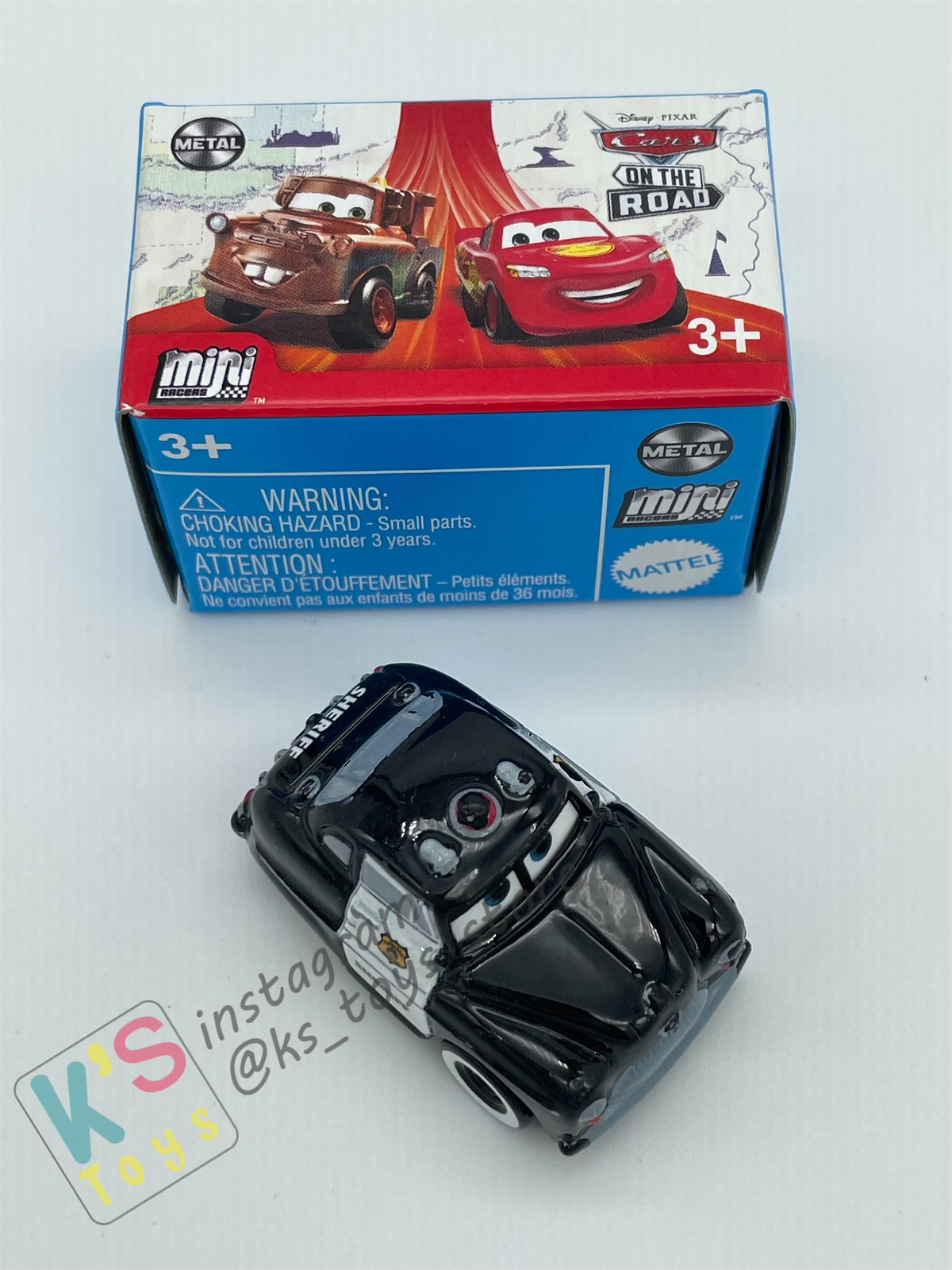 Mini Racers Pixar Disney Cars, 2023 Series 2 #23 SHERIFF - BNIB