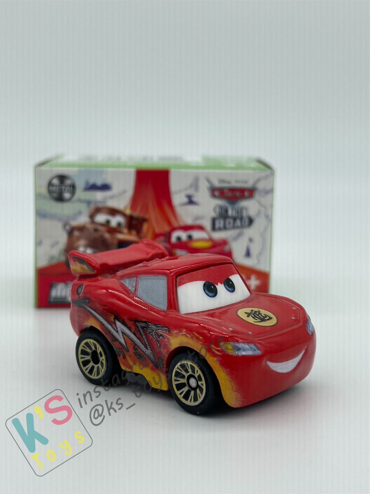 Mini Racers Pixar Disney Cars, 2023 Series 4 #40 DRAGON LIGHTNING MCQUEEN - BNIB