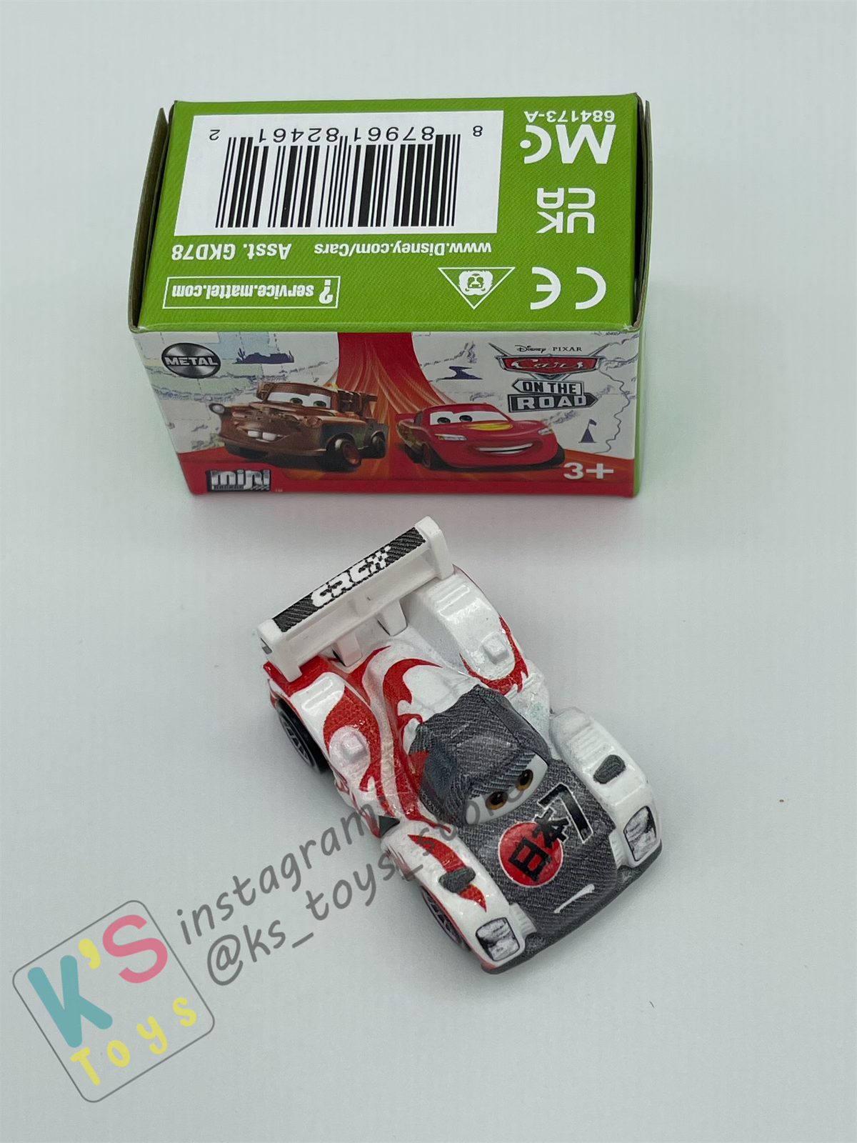 Mini Racers Pixar Disney Cars, 2023 Series 4 #44 CARBON SHU TODOROKI - BNIB