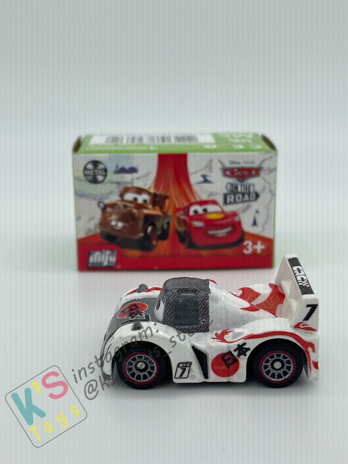 Mini Racers Pixar Disney Cars, 2023 Series 4 #44 CARBON SHU TODOROKI - BNIB