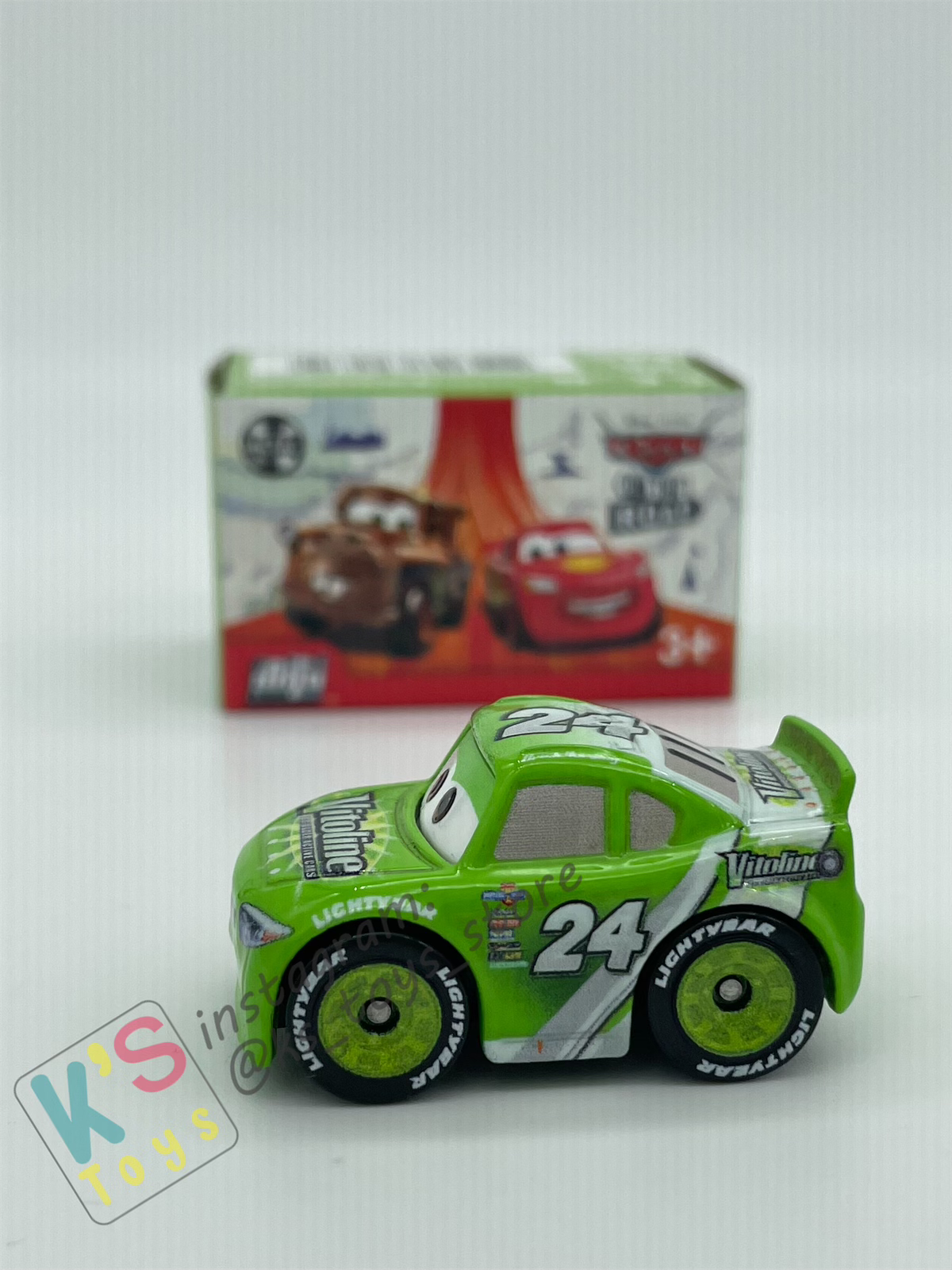 Mini Racers Pixar Disney Cars, 2023 Series 4 #46 BRICK YARDLEY - BNIB