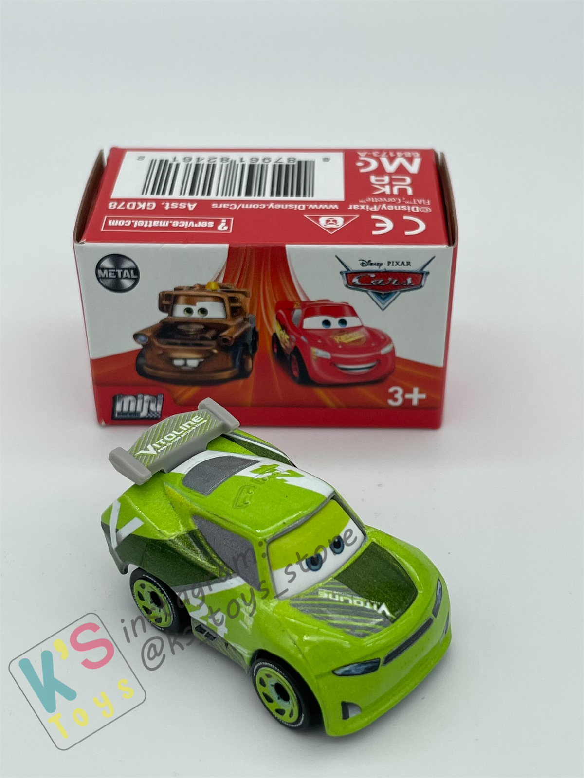 Mini Racers Pixar Disney Cars, 2024 Series 1 #010 CHASE RACELOTT - BNIB