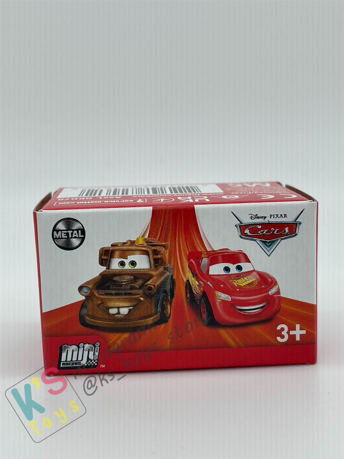 Mini Racers Pixar Disney Cars, 2024 Series 2 #14 HOTROD MATER- BNIB