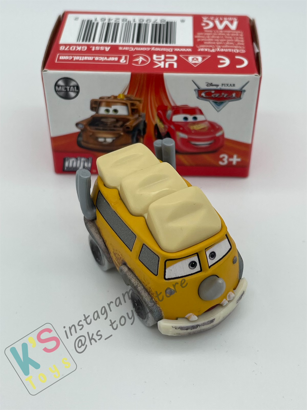 Mini Racers Pixar Disney Cars, 2024 Series 2 #16 WESTFALANAPUS - BNIB