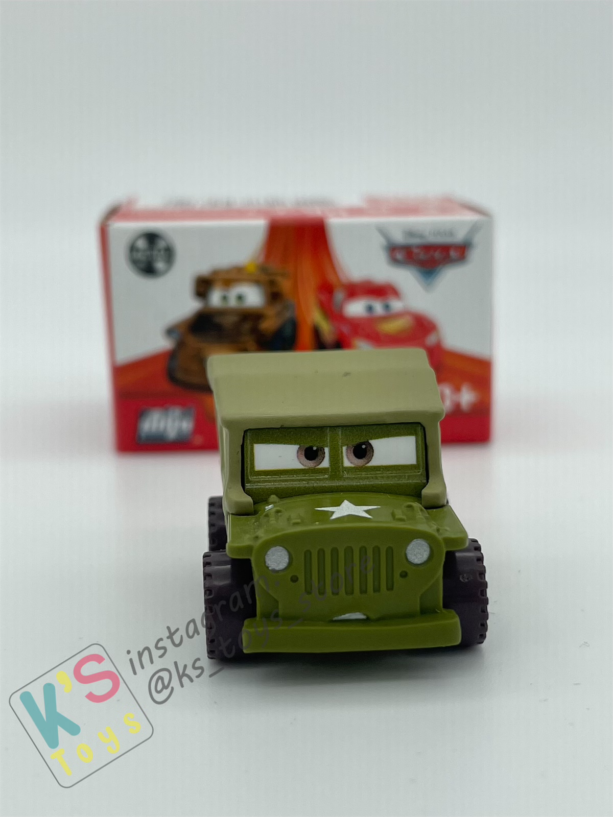 Mini Racers Pixar Disney Cars, 2024 Series 2 #18 SARGE - BNIB