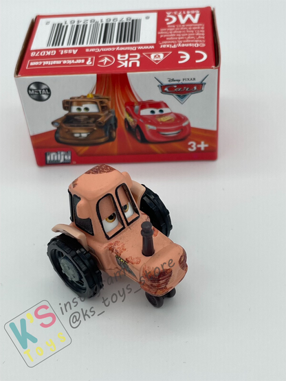 Mini Racers Pixar Disney Cars, 2024 Series 2 #21 PINK TRACTOR - BNIB