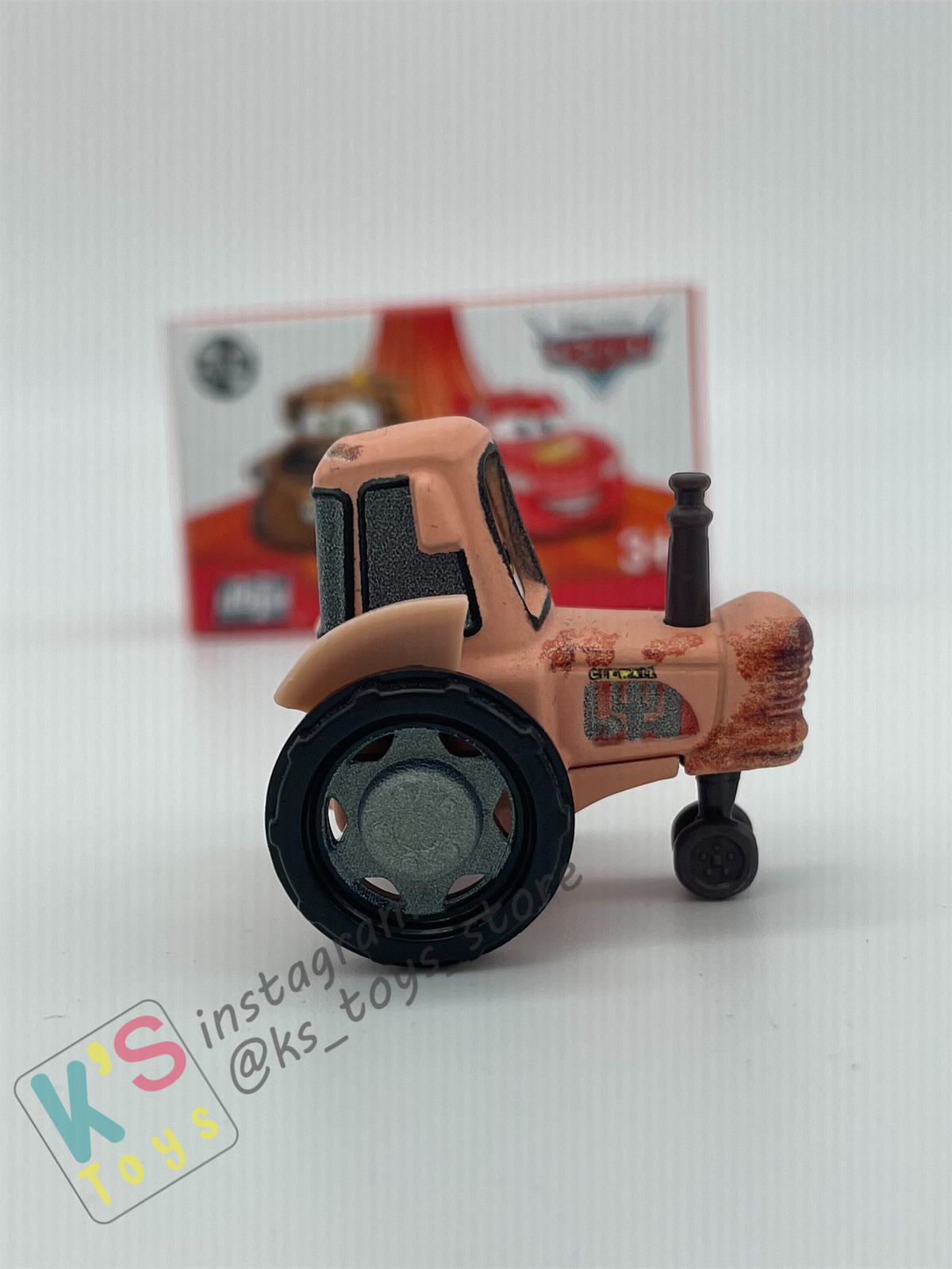 Mini Racers Pixar Disney Cars, 2024 Series 2 #21 PINK TRACTOR - BNIB