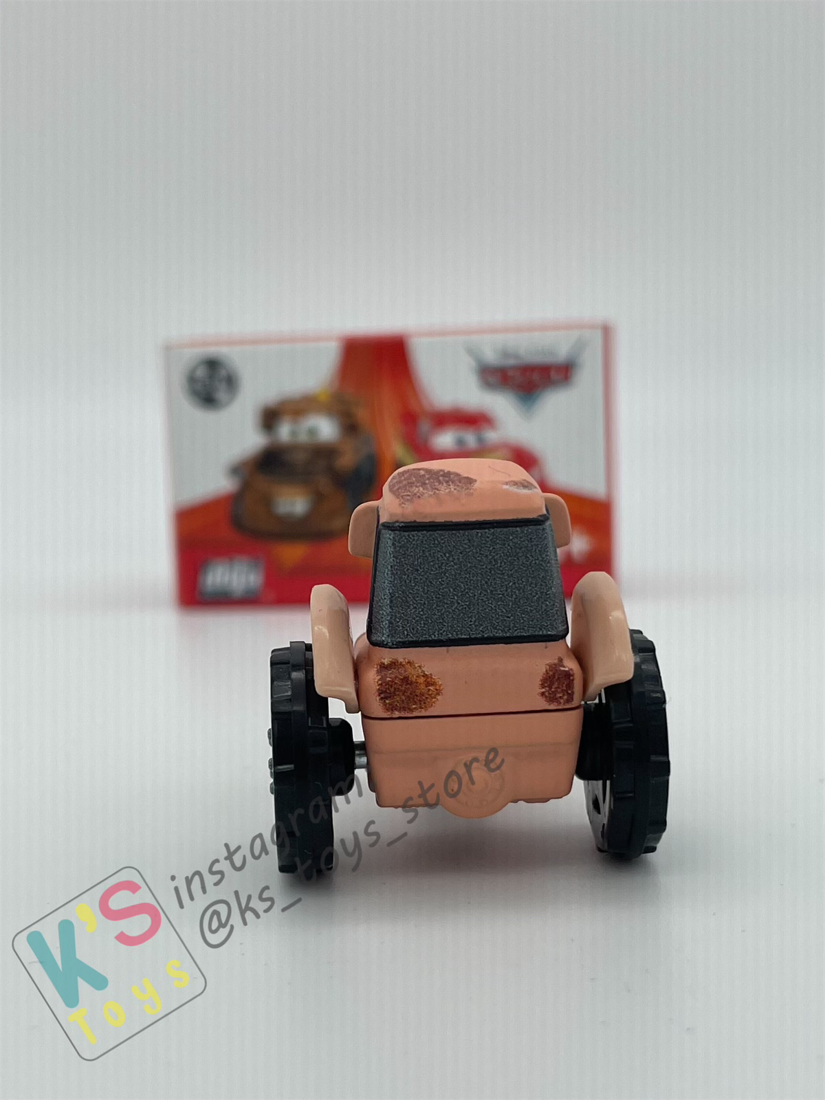 Mini Racers Pixar Disney Cars, 2024 Series 2 #21 PINK TRACTOR - BNIB