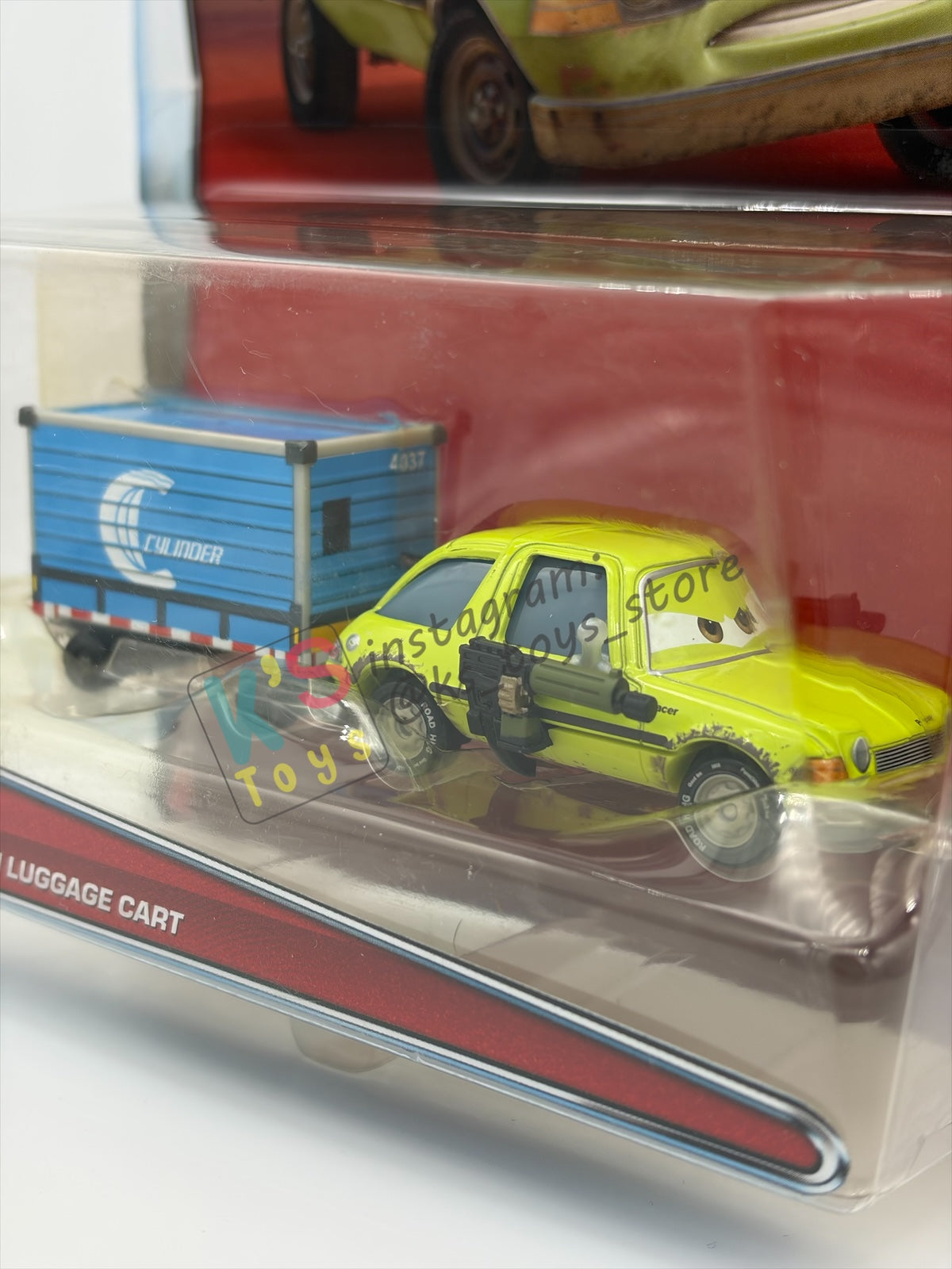 DELUXE DISNEY PIXAR CARS "ACER WITH LUGGAGE CART" AIRPORT ADVENTURE SERIES - BNIP