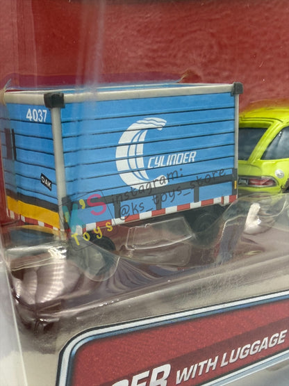 DELUXE DISNEY PIXAR CARS "ACER WITH LUGGAGE CART" AIRPORT ADVENTURE SERIES - BNIP