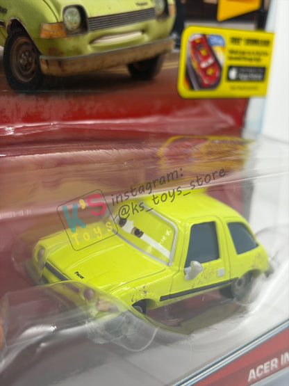 Disney Pixar Cars 1:55 by Mattel, "GREM IN TROUBLE AND ACER IN TROUBLE" - YE LEFT TURN INN SERIES - BNIP