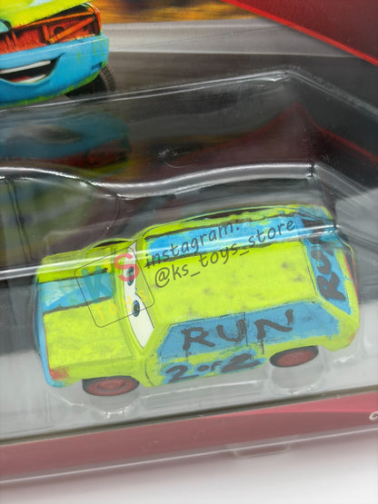 Disney Pixar Cars 1:55 by Mattel 2-Pack Thunder Hollows, Hit & Run - BNIP