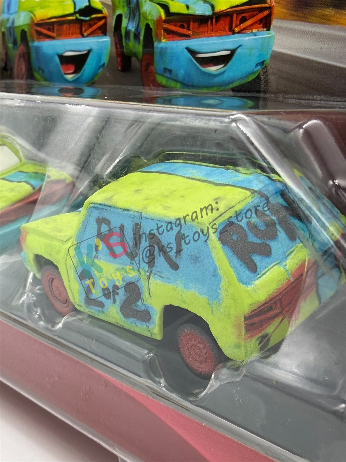 Disney Pixar Cars 1:55 by Mattel 2-Pack Thunder Hollows, Hit & Run - BNIP