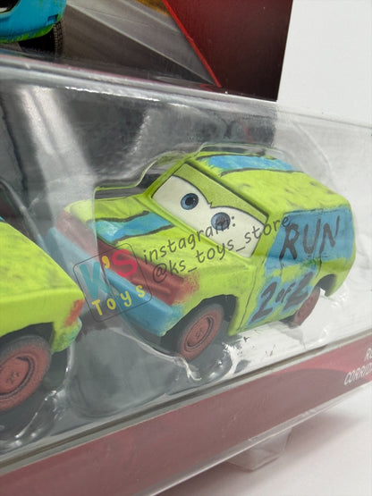 Disney Pixar Cars 1:55 by Mattel 2-Pack Thunder Hollows, Hit & Run - BNIP