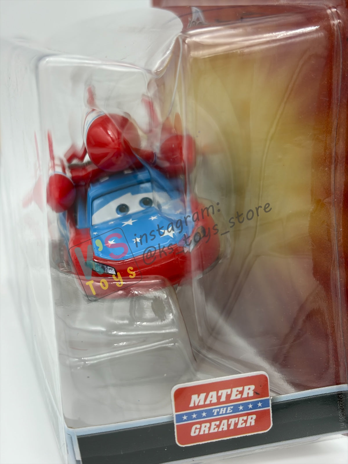 DELUXE DISNEY PIXAR CARS "DAREDEVIL LIGHTNING MCQUEEN" MATER THE GREATER SERIES - Cars Toon - BNIP