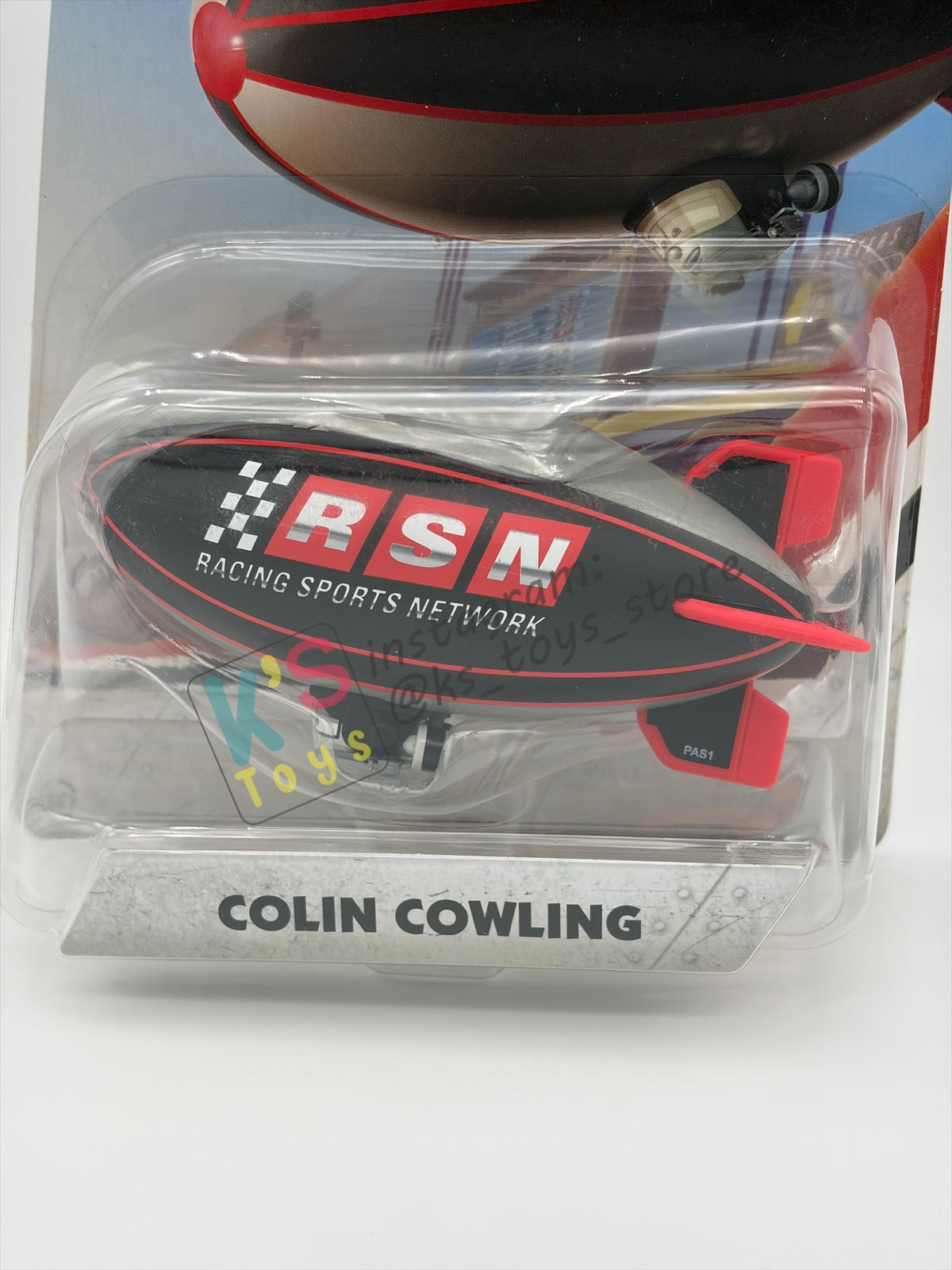 DISNEY PLANES BY MATTEL - "COLIN COWLING" - RACING SPORTS NETWORK - BNIP
