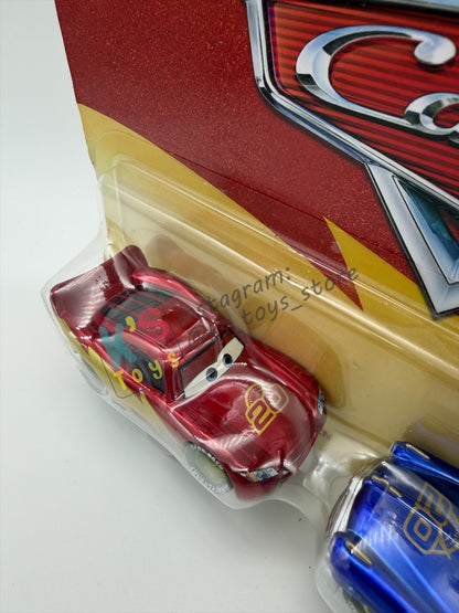 Disney Pixar Cars 1:55 by Mattel 2-Pack, "20TH ANNIVERSARY LIGHTNING MCQUEEN AND DOC HUDSON" - 2026 NEW RELEASE - 20TH ANNIVERSARY SERIES - BNIP