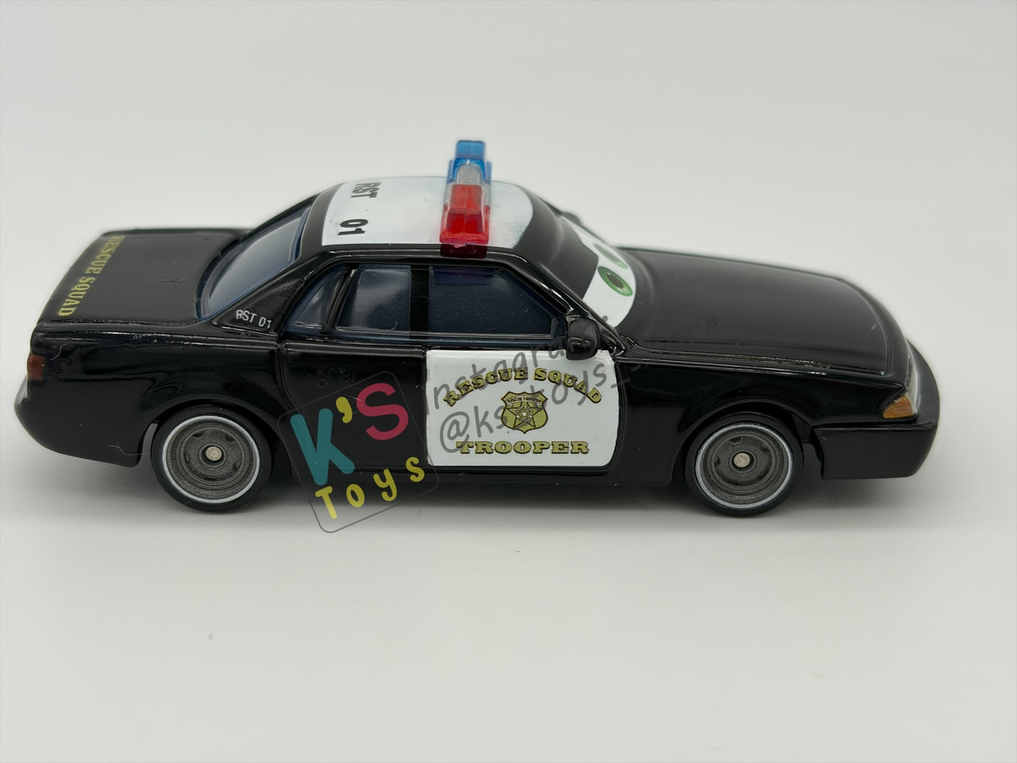 PRE-OWNED / LOOSE DISNEY PIXAR CARS BY MATTEL - "RESCUE SQUAD TROOPER" RESCUE SQUAD MATER SERIES - NEAR MINT CONDITION - READ DESCRIPTION!!!!!!!!!!