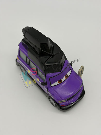 PRE-OWNED / LOOSE DISNEY PIXAR CARS BY MATTEL - "KIMURA KAIZO" CARS 2 SERIES - PLAYED IN GOOD CONDITION - READ DESCRIPTION!!!!!!!!!!