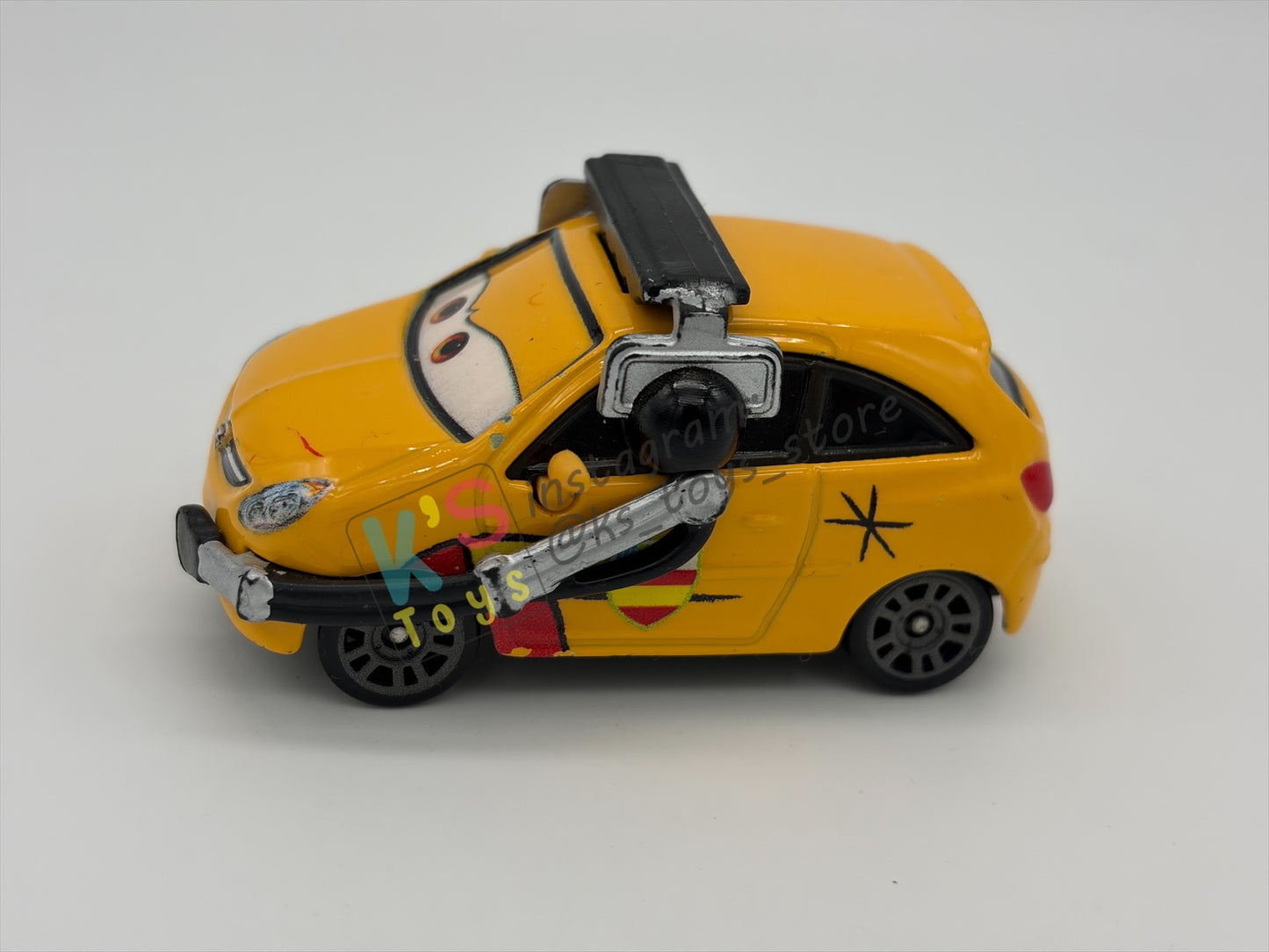 PRE-OWNED / LOOSE DISNEY PIXAR CARS BY MATTEL - "PETRO CARTALINA” - CARS 2 SERIES - GOOD CONDITION - READ DESCRIPTION!!!!!!!!!!!