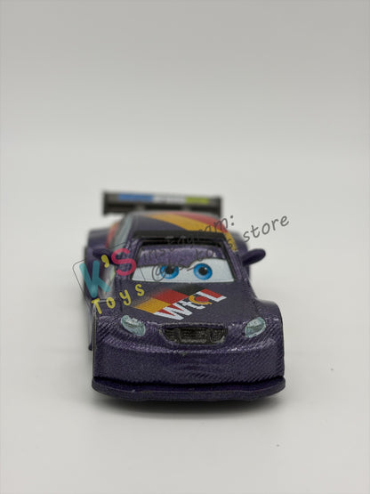 PRE-OWNED / LOOSE DISNEY PIXAR CARS BY MATTEL - "MAX SCHNELLS" - CARS 2 SERIES - PLAYED CONDITION - READ DESCRIPTION!!!!!!!!!!!