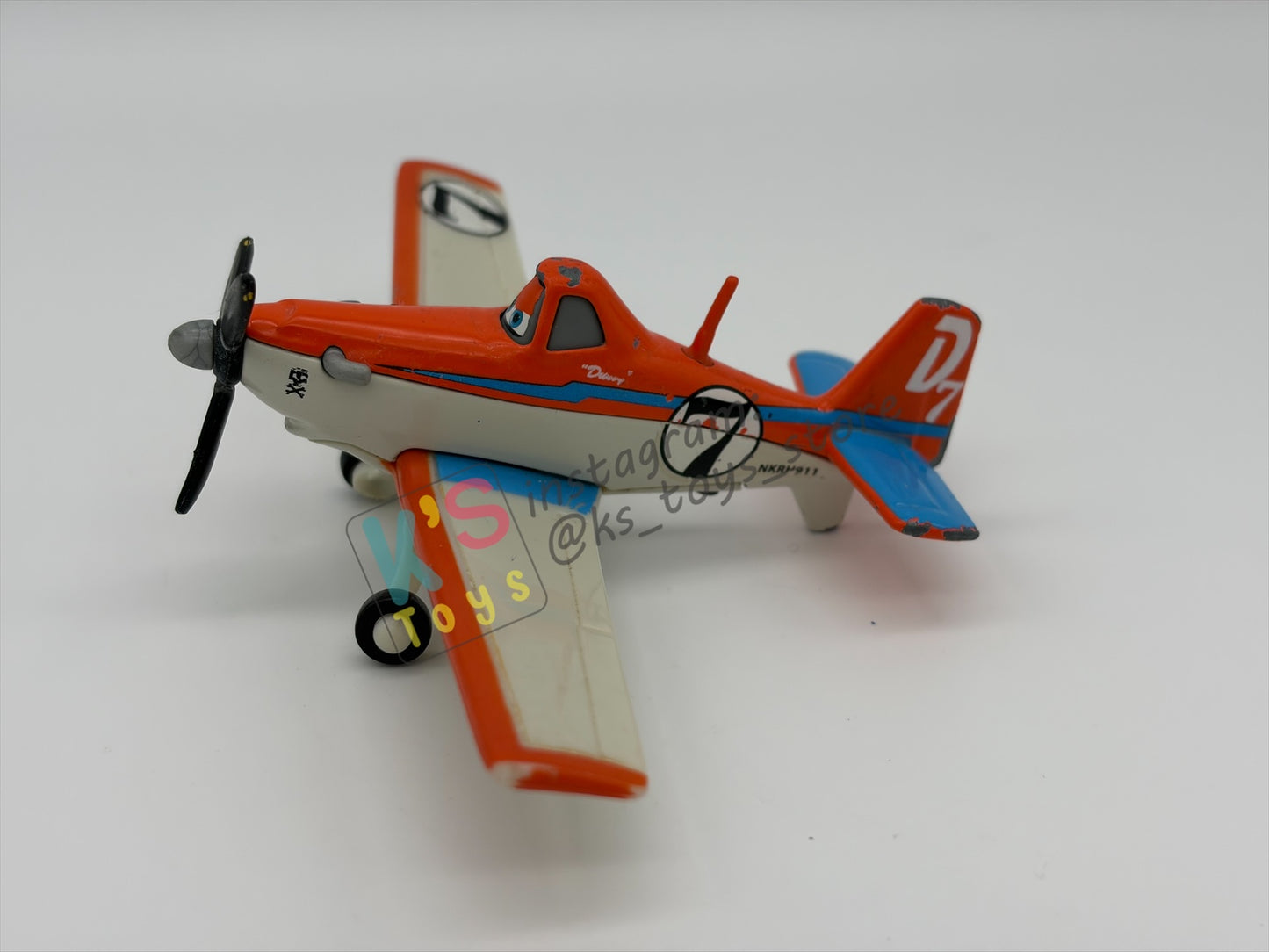 PRE-OWNED / LOOSE DISNEY PLANES - "DUSTY CROPHOPPER" DISNEY PLANES SERIES - PLAYED CONDITION - READ DESCRIPTION!!!!!!!!!!