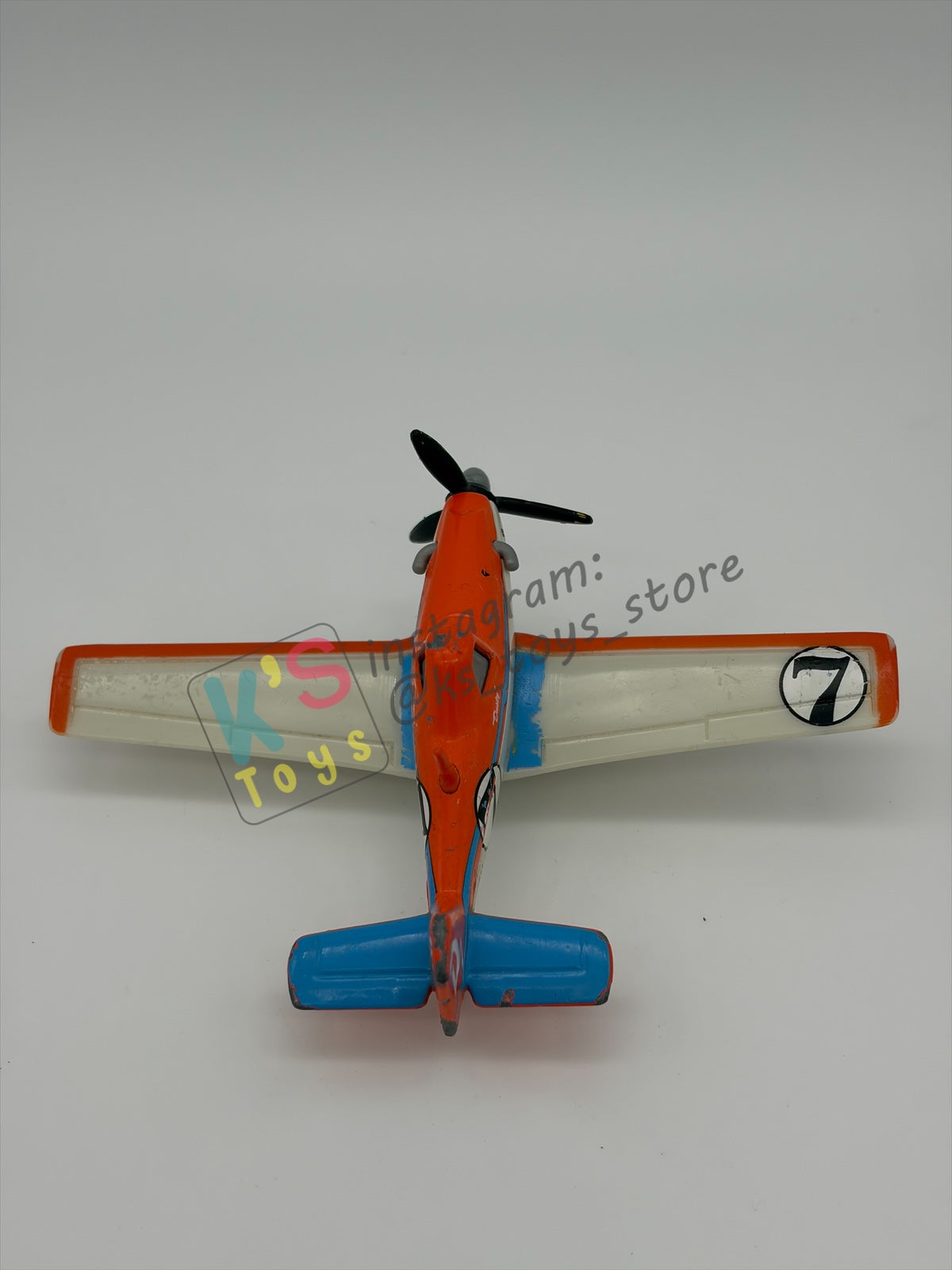 PRE-OWNED / LOOSE DISNEY PLANES - "DUSTY CROPHOPPER" DISNEY PLANES SERIES - PLAYED CONDITION - READ DESCRIPTION!!!!!!!!!!