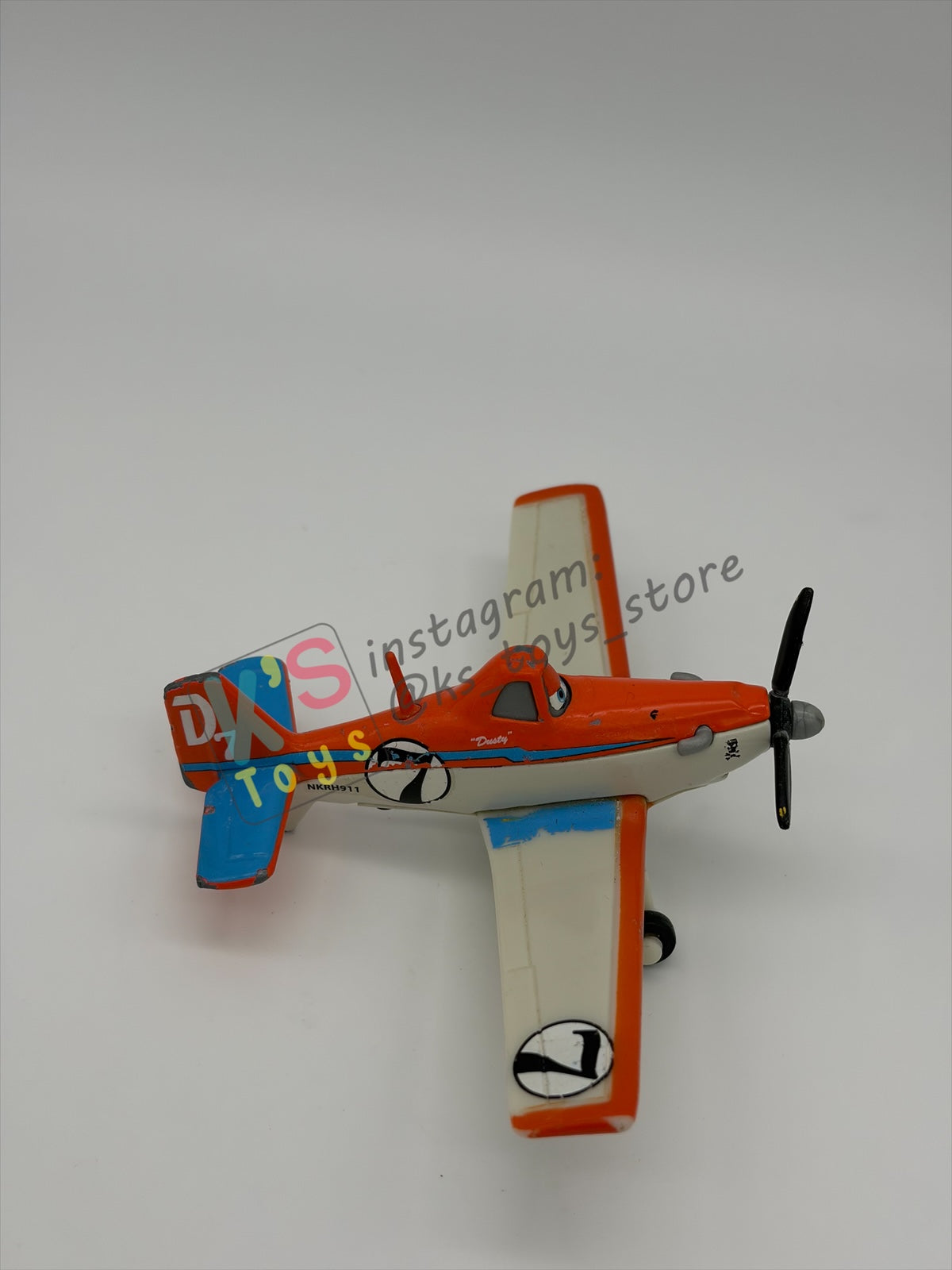 PRE-OWNED / LOOSE DISNEY PLANES - "DUSTY CROPHOPPER" DISNEY PLANES SERIES - PLAYED CONDITION - READ DESCRIPTION!!!!!!!!!!