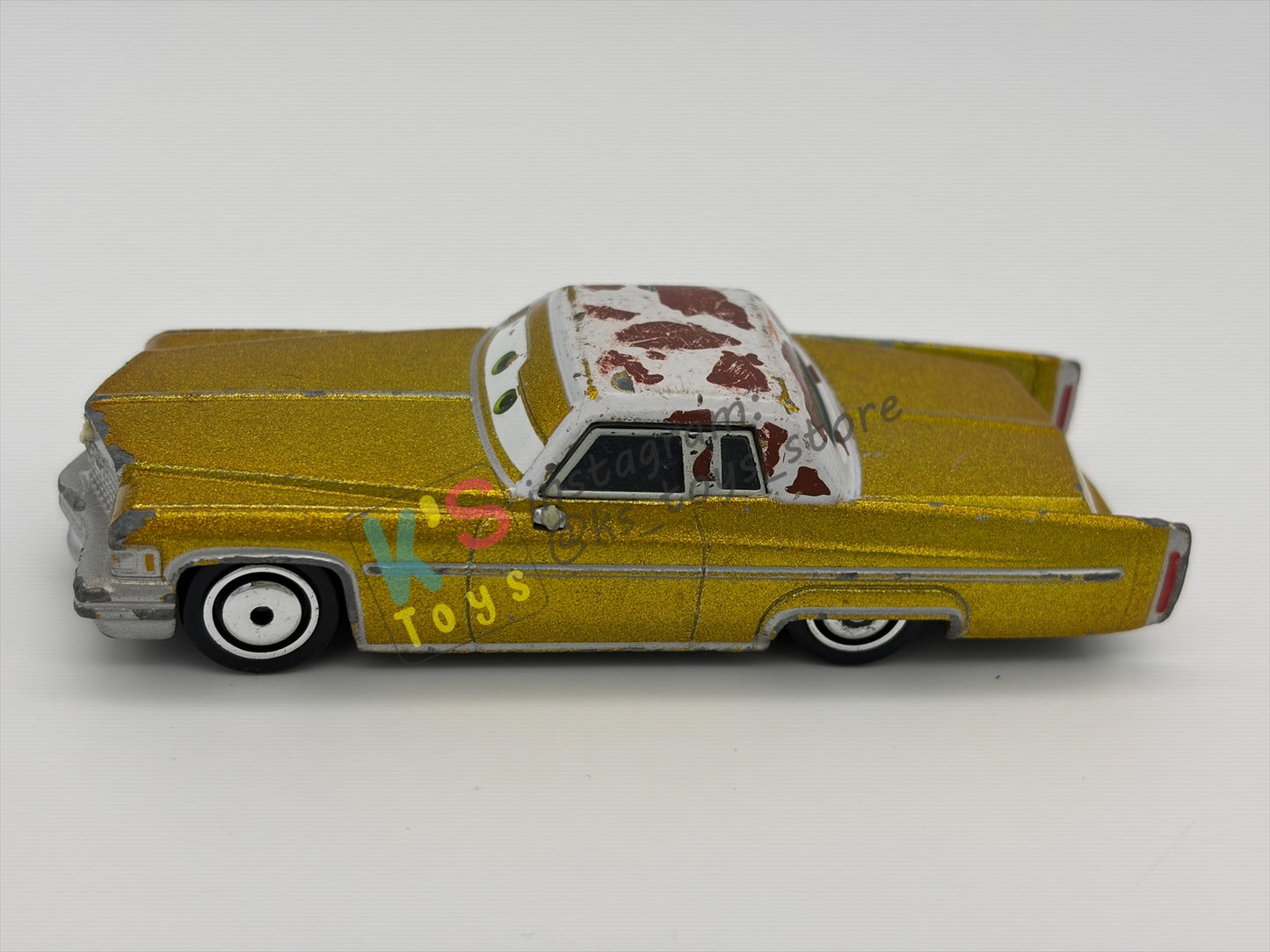 FREE ITEM!! PRE-OWNED / LOOSE DISNEY PIXAR CARS - "TEX DINOCO" PLAYED CONDITION