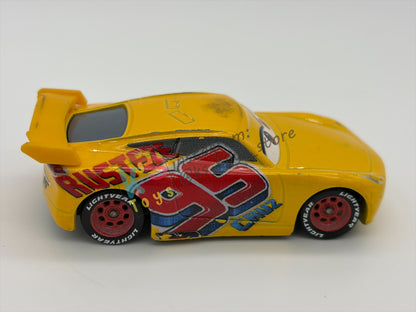 PRE-OWNED / LOOSE DISNEY PIXAR CARS BY MATTEL - "RUST-EZE CRUZ RAMIREZ" - CARS 3 FLORIDA 500 SERIES - PLAYED CONDITION - READ DESCRIPTION!!!!!!!!!!!
