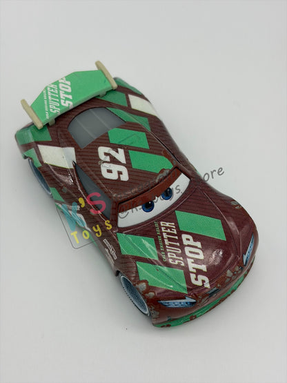 PRE-OWNED / LOOSE DISNEY PIXAR CARS BY MATTEL - "SHELDON SHIFTER" - CARS 3 NEXT-GEN SERIES - PLAYED CONDITION - READ DESCRIPTION!!!!!!!!!!!